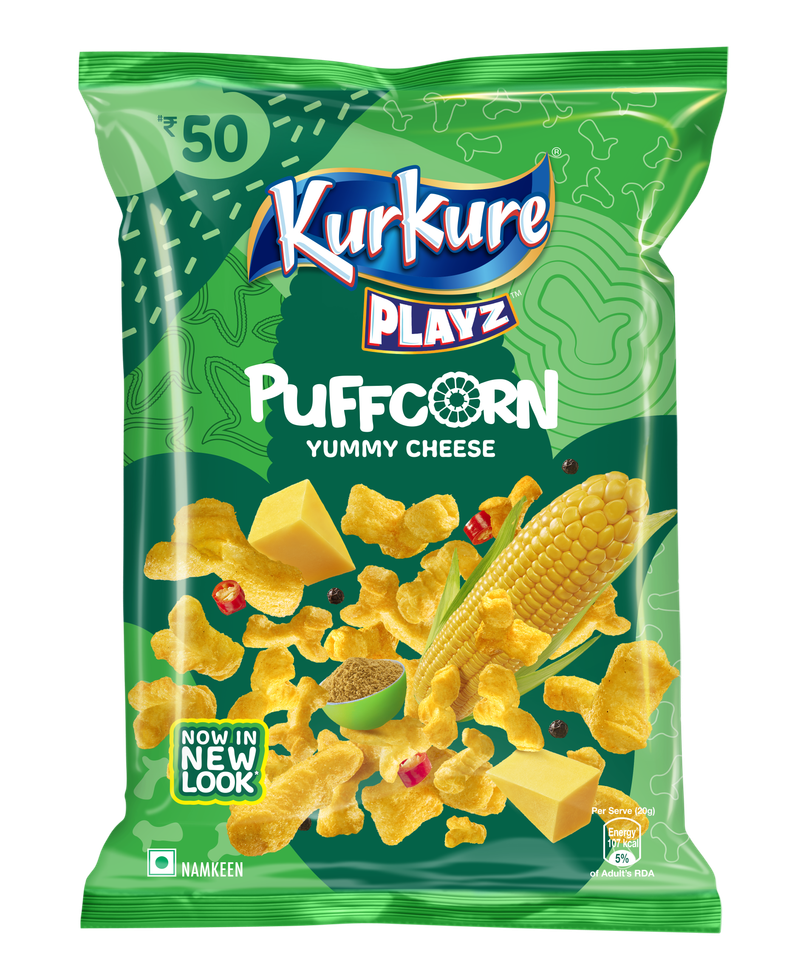 Kurkure Playz Puffcorn Yummy Cheese | Cheesy & Crunchy