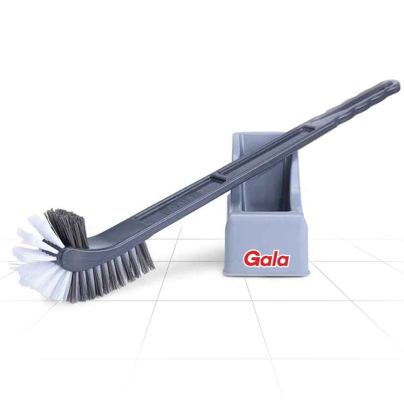 Gala Double Hockey Toilet Brush with Container