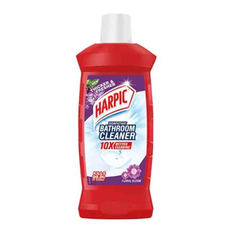 Harpic Floral Bathroom Cleaner Liquid | Removes Bathroom Stains