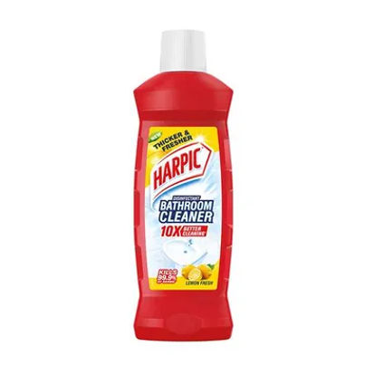 Harpic Lemon Bathroom Cleaner Liquid | Removes Bathroom Stains Harpic Lemon Bathroom Cleaner Liquid | Removes Bathroom Stains
