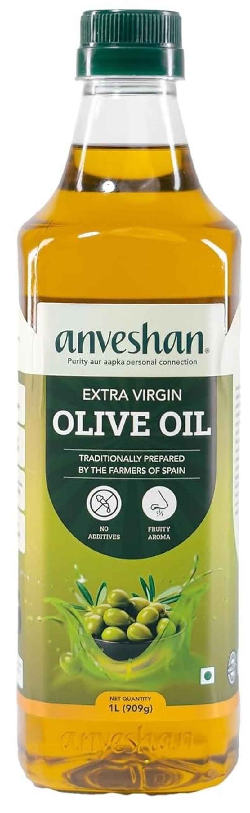 Anveshan Extra Virgin Olive Oil | PET Bottle | Cold Pressed Extraction