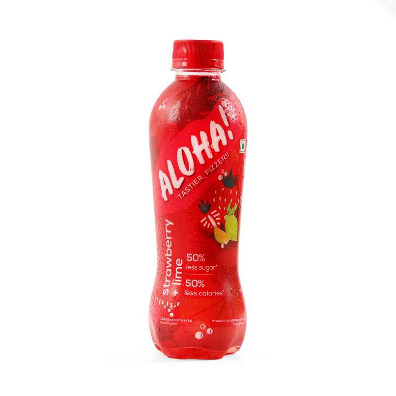 Aloha Strawberry and Lime Flavoured Soft Drink