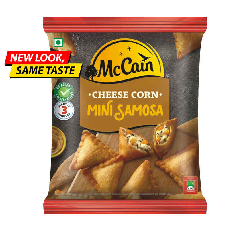 McCain Cheese Corn Mini Samosa | Crispy Snack McCain Cheese Corn Mini Samosa | Crispy Snack