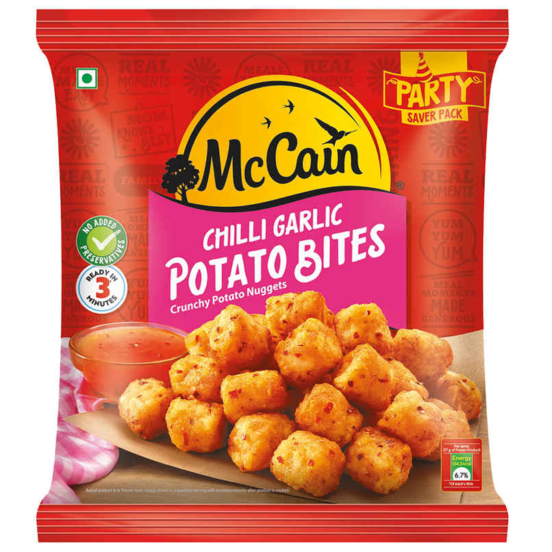 McCain Chilli Garlic Potato Bites | Party Snack
