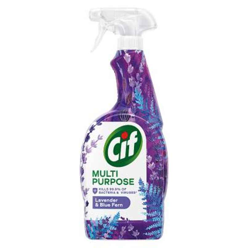 Cif Anti Bacterial Lavender & Blue Fern Cleaner Spray