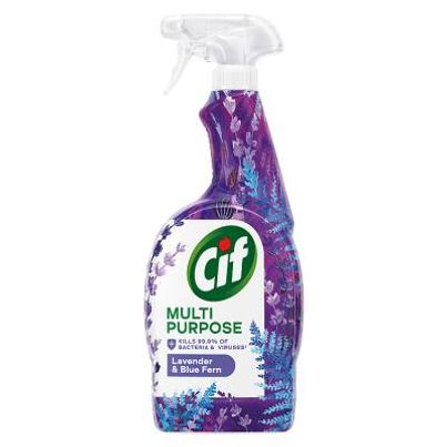 Cif Anti Bacterial Lavender & Blue Fern Cleaner Spray