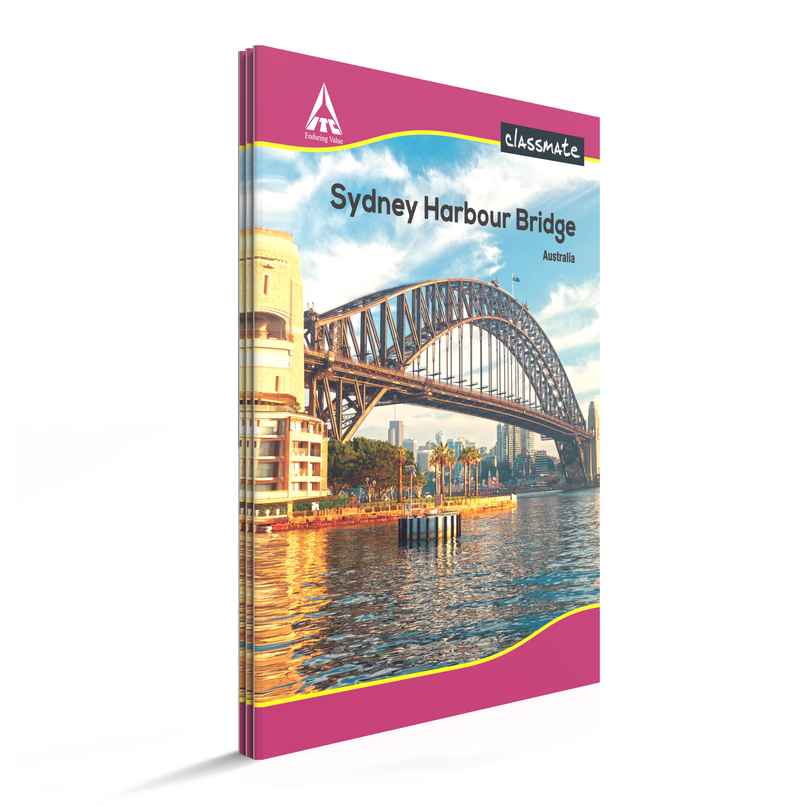 Classmate 29.7 x 21 cm Unruled Notebook | 240 Pages - Assorted