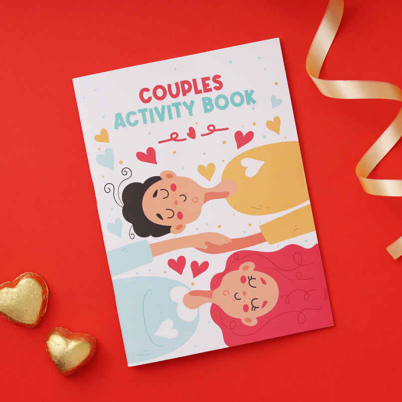 Valentine Couples Activity Book | Write Your Memories, Dreams & Milestones Together | Oye Happy
