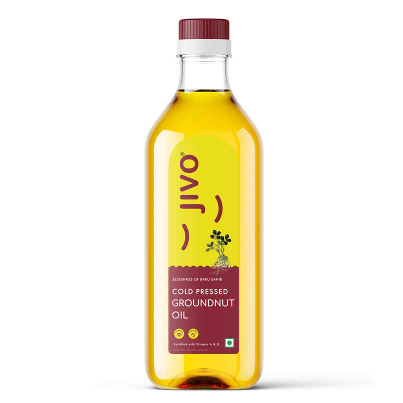 Jivo Groundnut (Peanut) Cold Pressed Oil | Healthy Cooking Oil