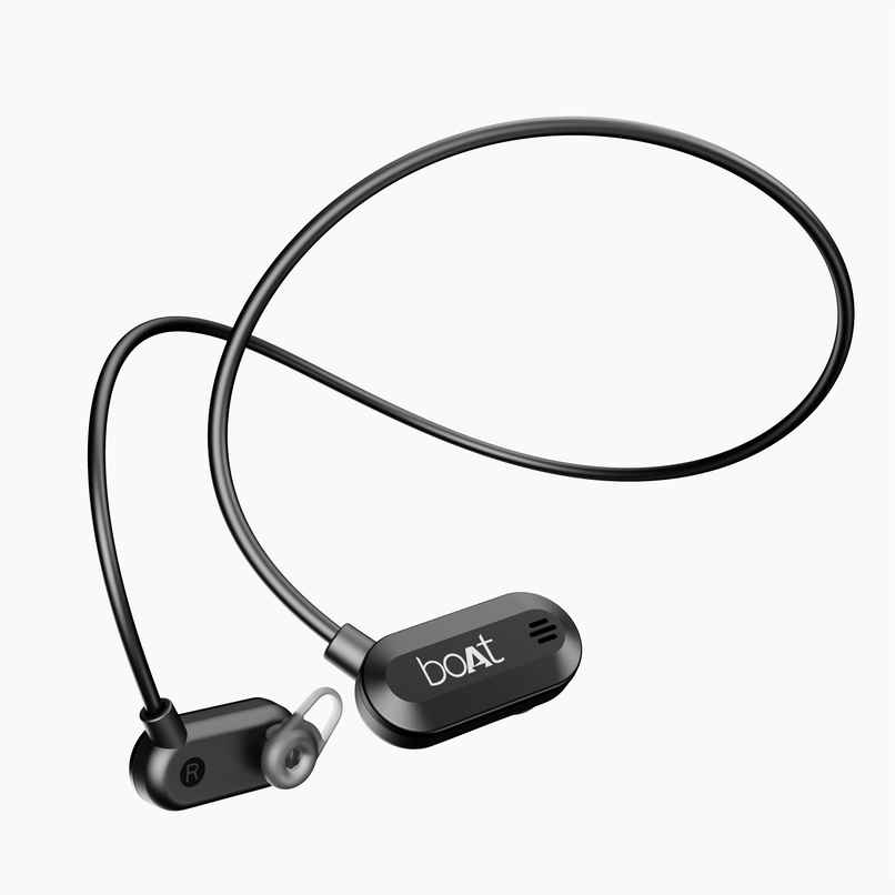 boAt Rockerz 261 Pro BT Neckband w/ Air Conduction Tech,14.8mm Drivers & Dual Mic AI-ENx(Ink Black)