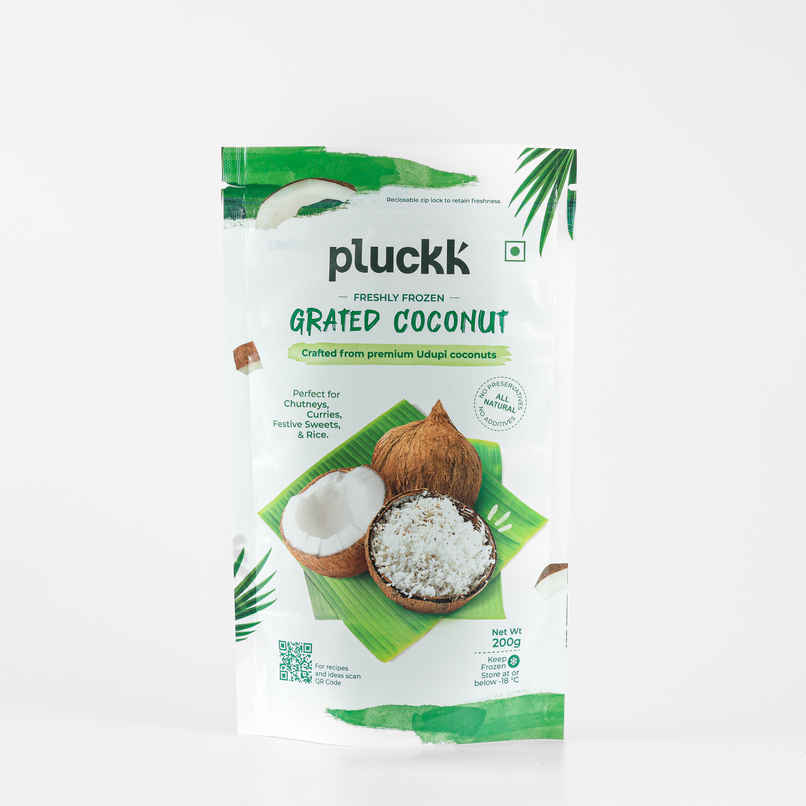 Pluckk Freshly Frozen Grated Coconut