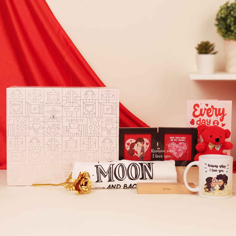 Surprise Glitter Gift Hamper with Unique Assorted Items | Ideal for Gifting | Oye Happy