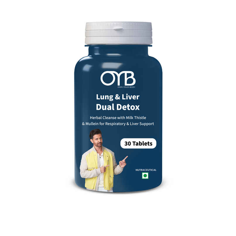 OYB Lung & Liver Dual Detox with Milk Thistle & Mullein