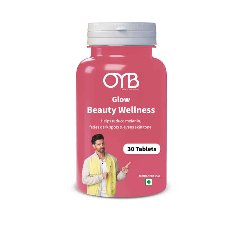 OYB Glow - Skin Brightening with Glutathione, Vitamin C & E | 30 Capsules