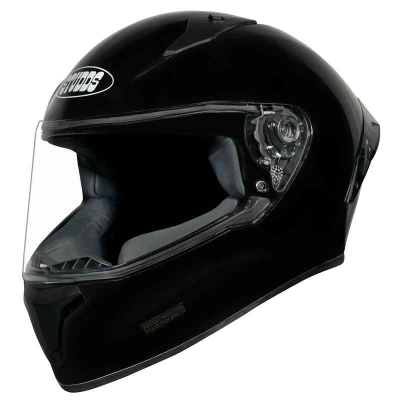 Studds Thunder Full Face Helmet with Spoiler |Black - L