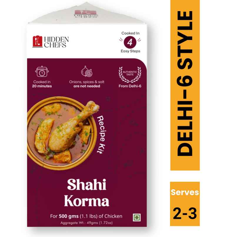 Hidden Chefs Shahi Korma Recipe Kit