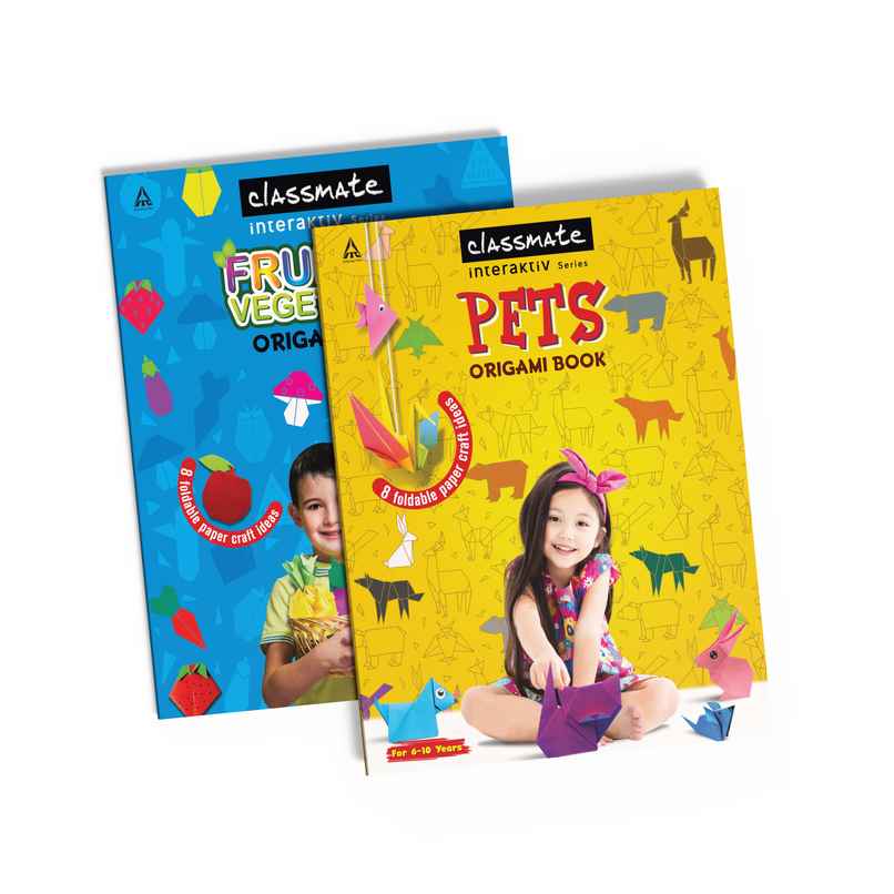 Classmate Origami Craft Notebook| Assorted - 2661001 Classmate Origami Craft Notebook| Assorted - 2661001