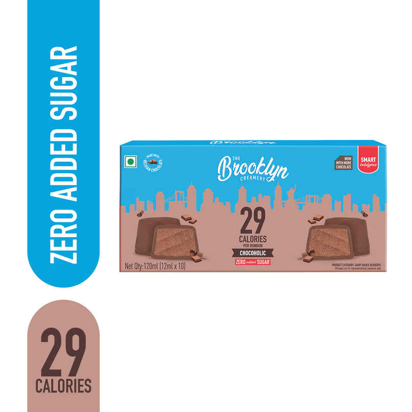 The Brooklyn Creamery Chocoholic Bon Bon |Low Calorie Zero Added Sugar