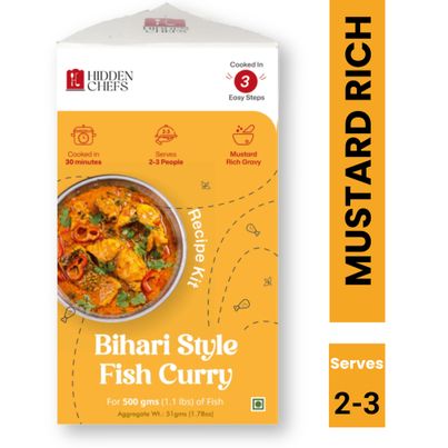 Hidden Chefs Bihari Style Fish Curry Recipe Kit Hidden Chefs Bihari Style Fish Curry Recipe Kit