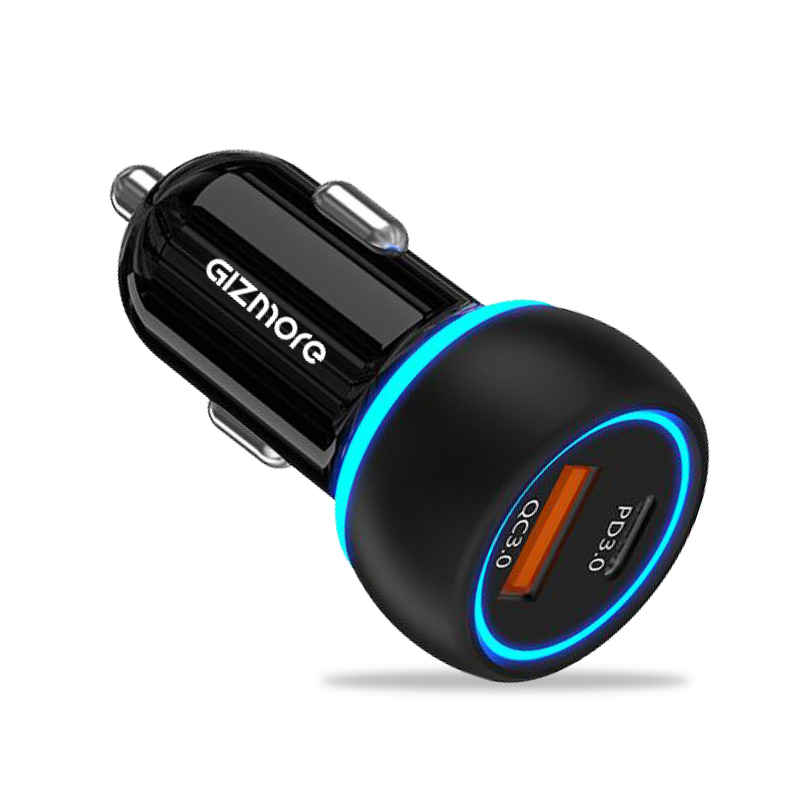 GIZMORE CC 706 CarBolt Max 65W Superfast Car Charger | PD 35W and QC 30W | Multi-Protocol