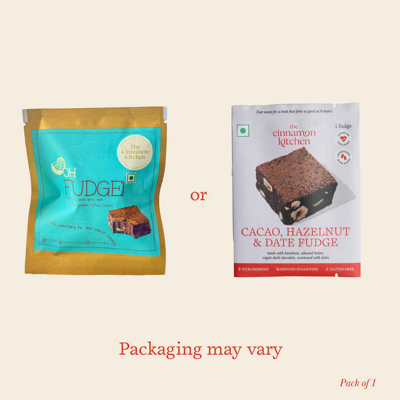 The Cinnamon Kitchen Cacao, Hazelnut & Date Fudge Brownie The Cinnamon Kitchen Cacao, Hazelnut & Date Fudge Brownie