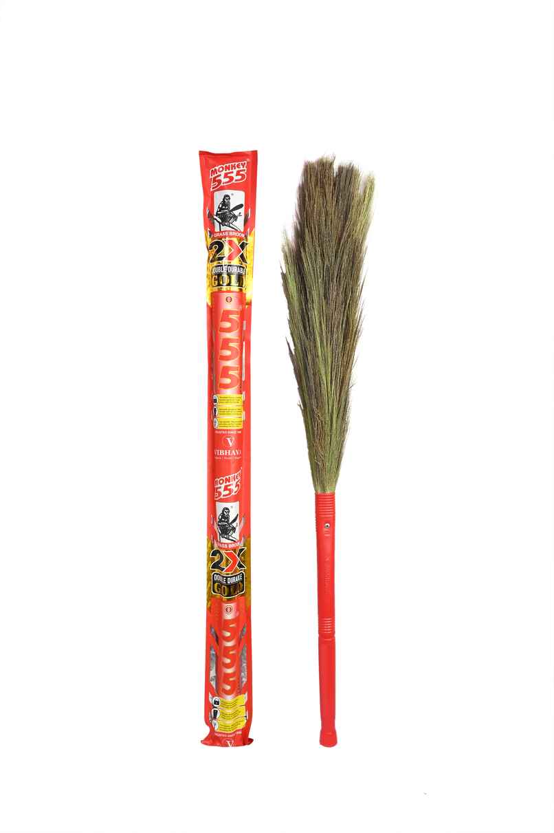 Monkey 555 2x Gold Grass Broom