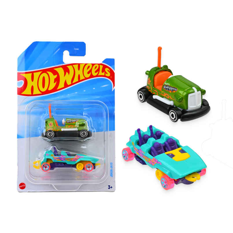 Hot Wheels 2-Car Pack of 1:64 Scale VehiclesTheme-JBK08 Hot Wheels 2-Car Pack of 1:64 Scale VehiclesTheme-JBK08