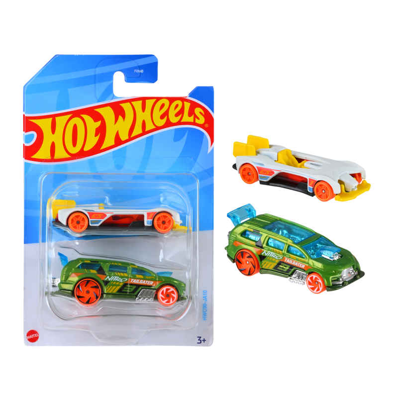 Hot Wheels 2-Car Pack of 1:64 Scale VehiclesTheme-HWC99