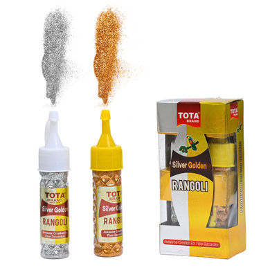 Silver Golden Rangoli | Pack Of 2 | Tota