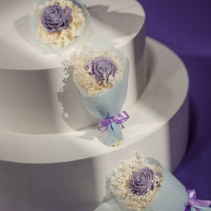 Lavender Rose Love Dried Flowers Bouquet | Ideal for Gifting | Poshh