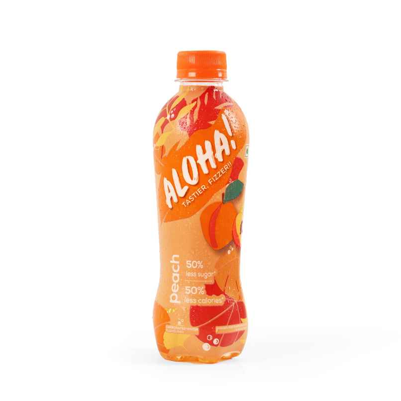 Aloha Peach Flavoured Soft Drink | Refreshing