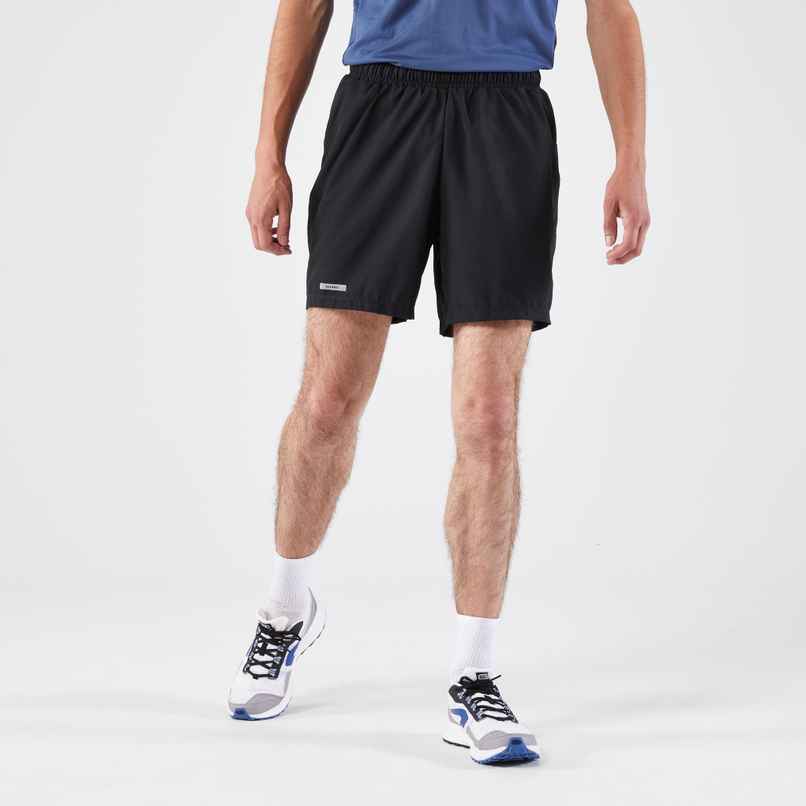 Decathlon | Kalenji Men's Breathable Quick Dry Running Shorts | Black - S
