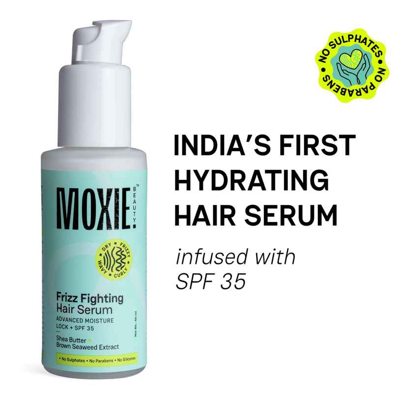 Moxie Beauty Frizz Fighting Hair Serum | For Dry and Frizzy Hair | With SPF35 Moxie Beauty Frizz Fighting Hair Serum | For Dry and Frizzy Hair | With SPF35