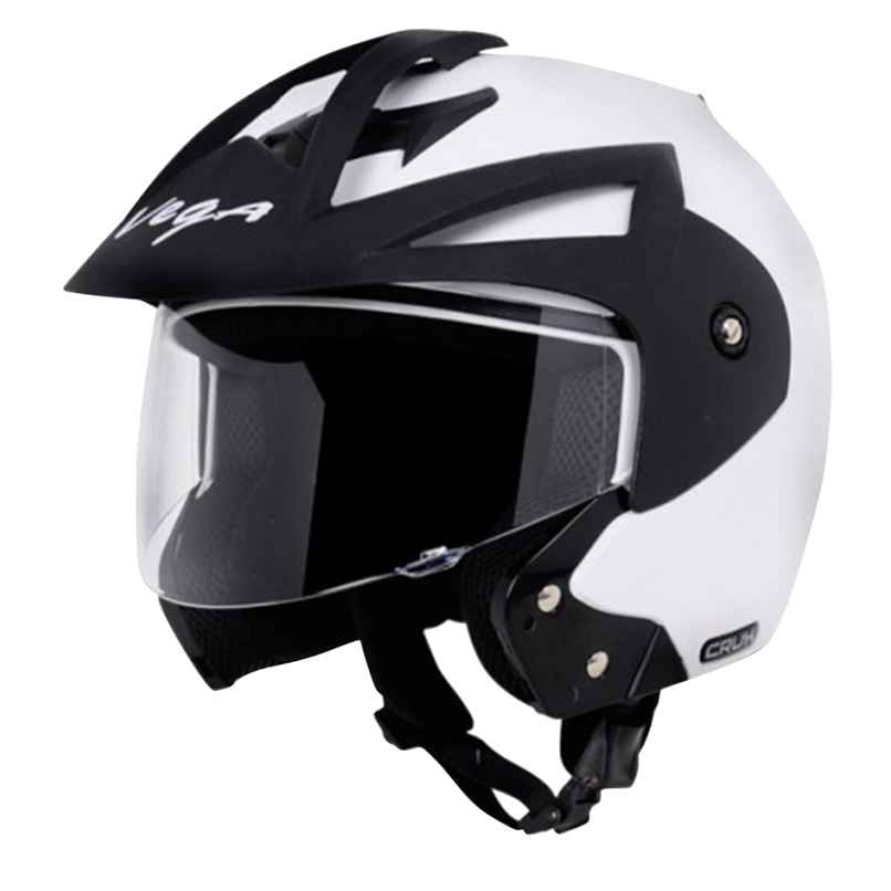 Vega Crux Open Face White Helmet-L Vega Crux Open Face White Helmet-L