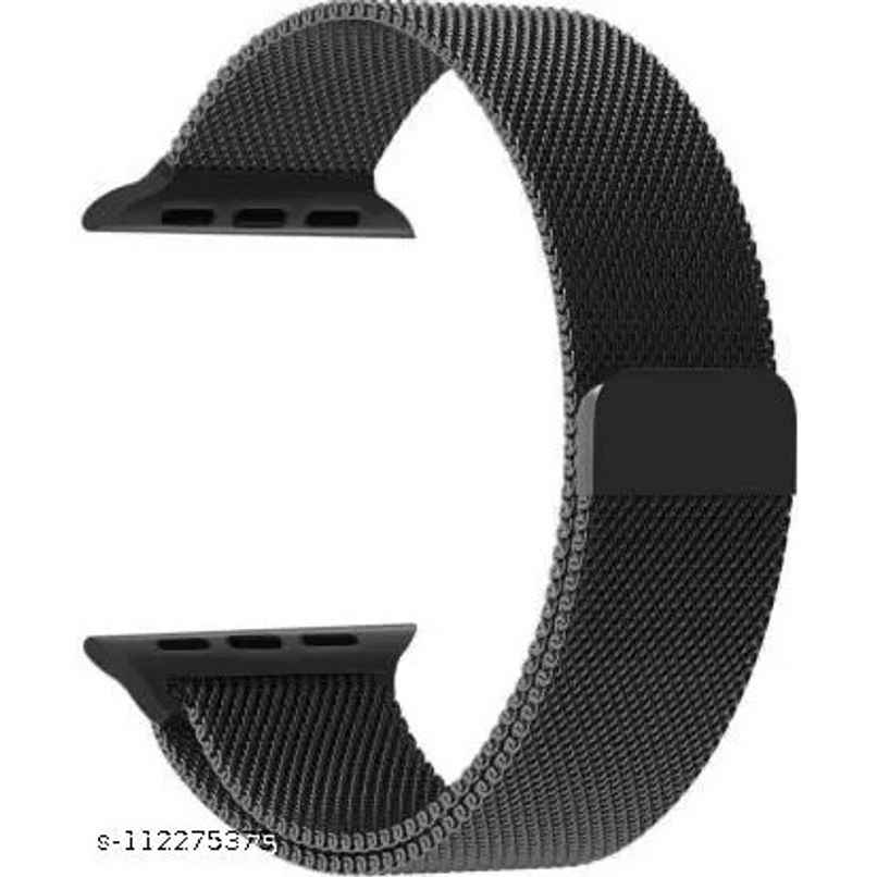 Sounce Stainless Steel Mesh Band for iWatch 42 mm|44 mm | Adjustable Loop for Series 6|5|4|3|2|1|SE