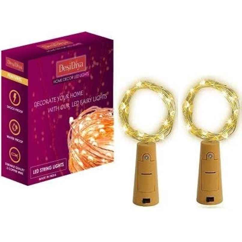 Desidiya Cork Decorative Led Lights | Mono Carton