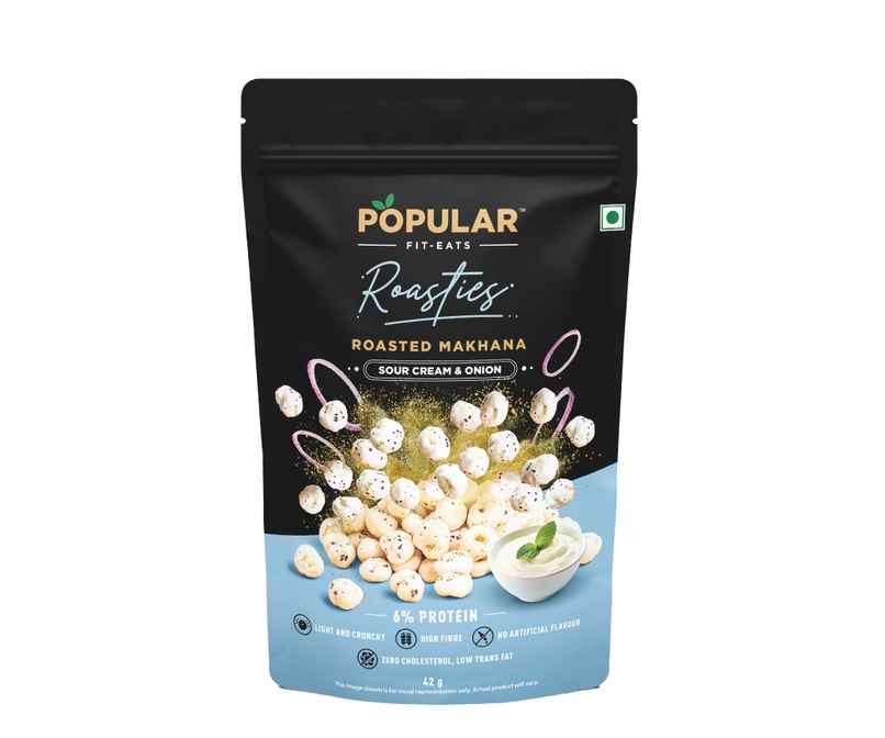 Popular Roasties Roasted Makhana Sour Cream & Onion Popular Roasties Roasted Makhana Sour Cream & Onion