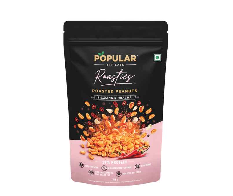 Popular Roasties Roasted Peanuts | Sizzling Sriracha