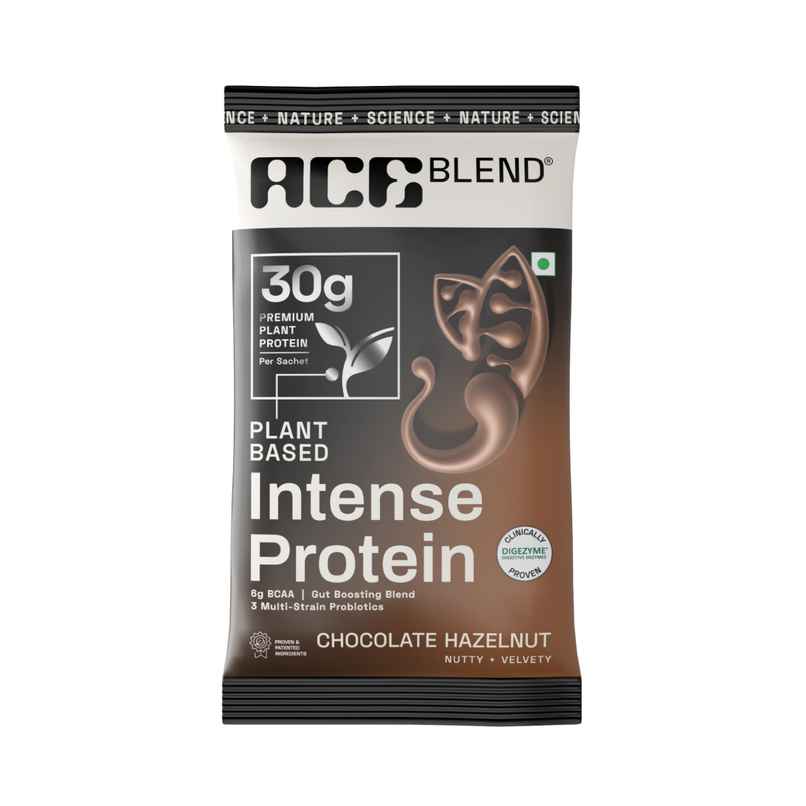 Ace Blend Premium Plant Protein | Chocolate Hazelnut | Intense Ace Blend Premium Plant Protein | Chocolate Hazelnut | Intense