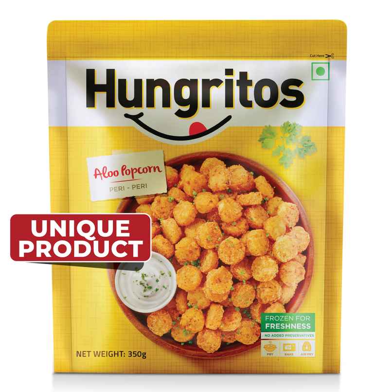 Hungritos Peri Peri Aloo Popcorn | Super Crunchy Snack Hungritos Peri Peri Aloo Popcorn | Super Crunchy Snack