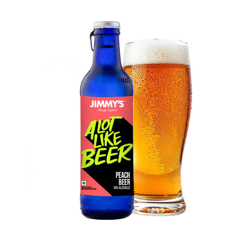 Jimmy's Peach Beer - Non Alcoholic