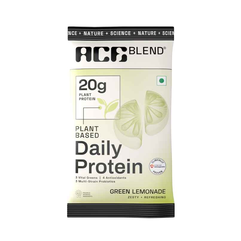 Ace Blend Premium Plant Protein | Green lemondae | Daily