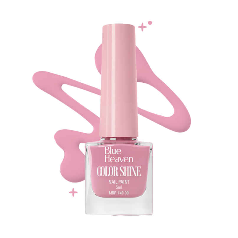 Blue Heaven Color Shine Nail Polish, Glossy Gel Finish Nail Paint | Quick Drying Formula | Shade 05 Blue Heaven Color Shine Nail Polish, Glossy Gel Finish Nail Paint | Quick Drying Formula | Shade 05