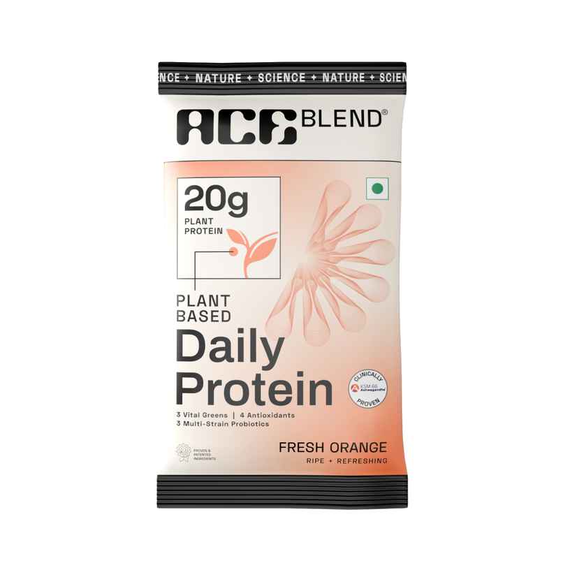Ace Blend Premium Plant Protein | Orange | Daily