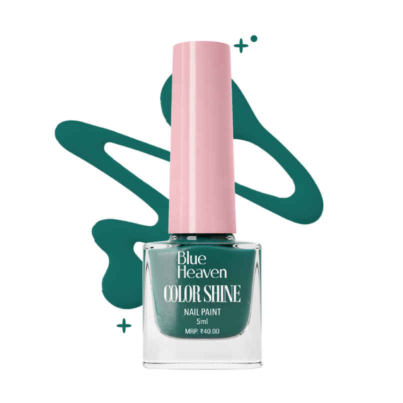 Blue Heaven Color Shine Nail Polish | Glossy Gel Finish | Quick Drying Formula | Shade 315