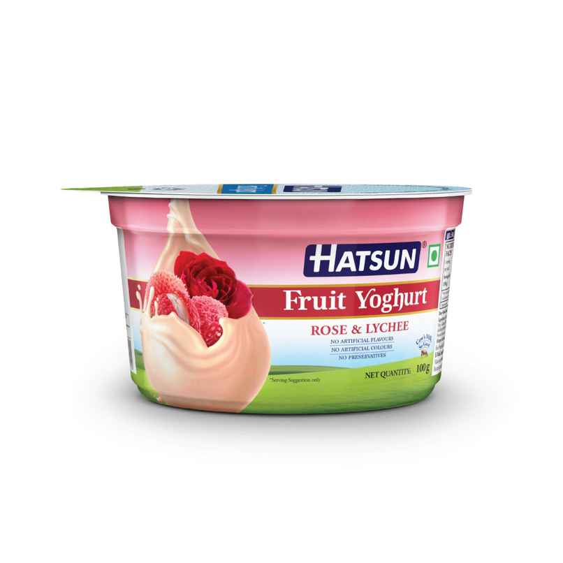 Hatsun Fruit Yoghurt Rose And Lychee
