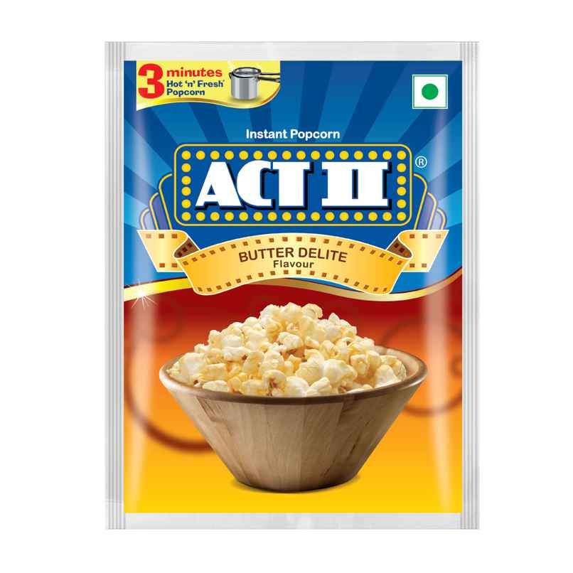 ACT II Instant Popcorn - Butter Delite | Hot & Fresh in 3 mins