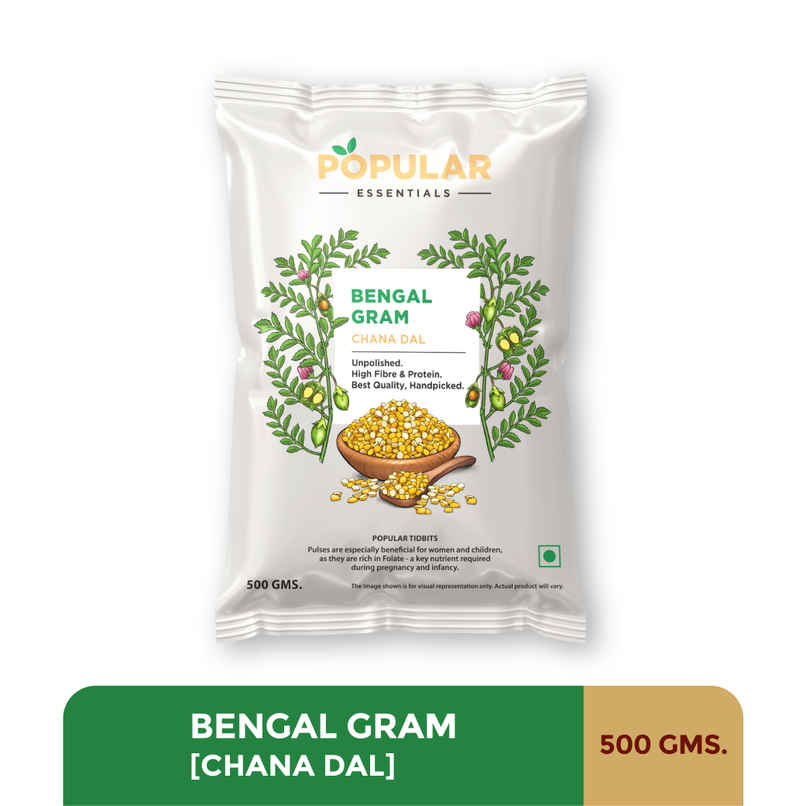 Popular Essentials Chana Dal | Un-Polished