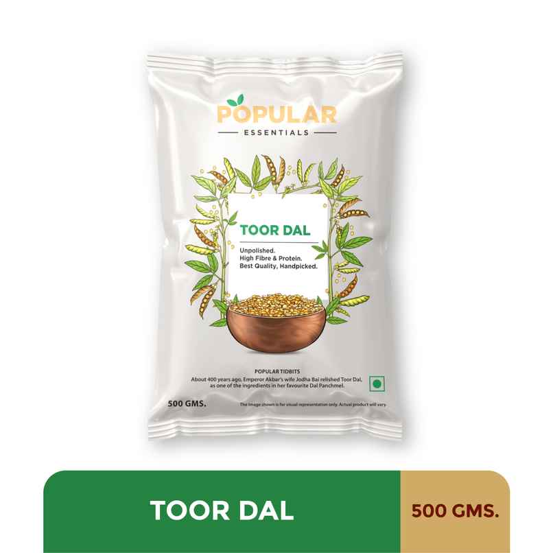 Popular Essentials Toor Dal | Un-Polished