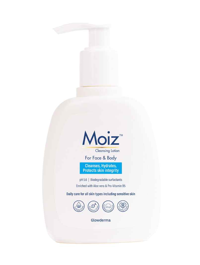 Moiz Cleansing Lotion | Gentle Skin Cleanser